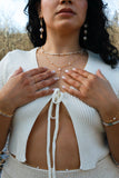 Pearl Goldfilled Belly Chain