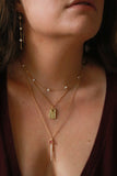 SAMPLE SALE ~ Pearl Cascade Gold Necklace