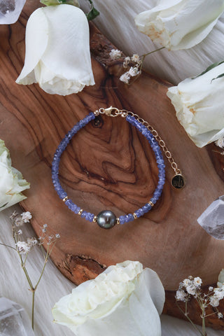 Cosmic Queen Tanzanite Goldfilled Choker/Necklace
