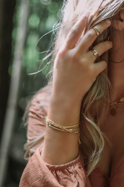 Chunky Link Gold Bracelet
