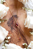 Sugar High Gold Lariat Necklace