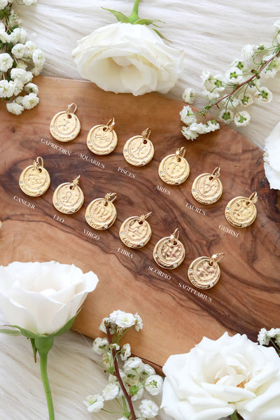 Zodiac Coin Gold Bracelet