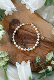 Sweet Pearl Nugget Gold Bracelet