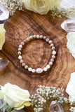 Pearlized Gemstone Bracelet