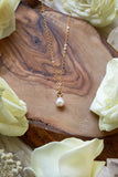 Pearl Drip Gold Necklace