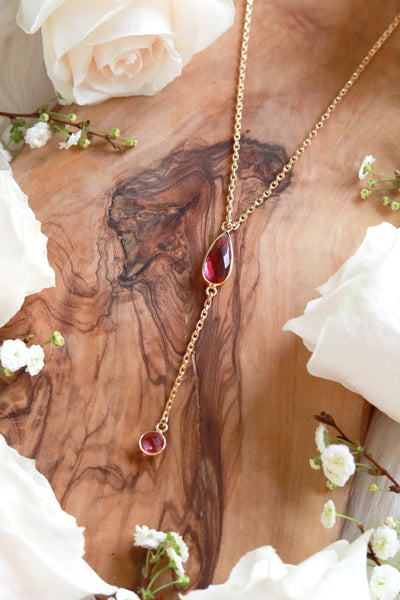 Sugar High Gold Lariat Necklace
