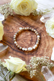 Pearlized Gemstone Bracelet