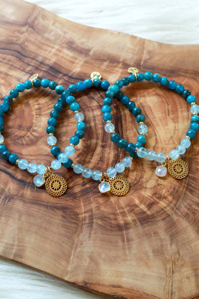 Luminous Dreams :: Gemini Moon Mala Bracelet