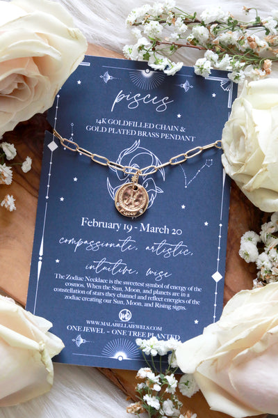 Zodiac Coin Gold Bracelet