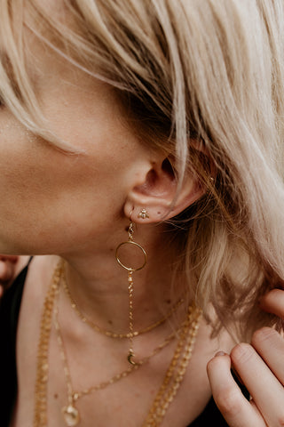 Honey Bee Gold Studs