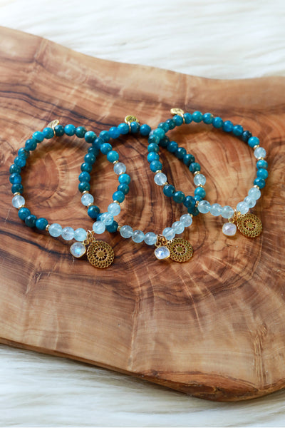 Luminous Dreams :: Gemini Moon Mala Bracelet