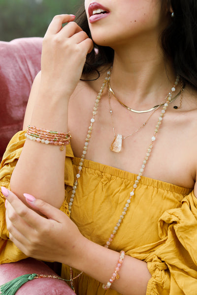 Solar Cleansing Gemstone Bracelet