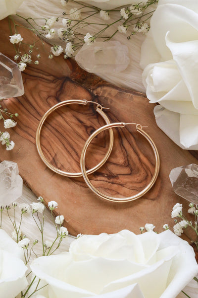Chunky Large Goldfilled Hoops