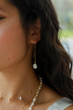 Pearl Goldfilled Ear Threaders