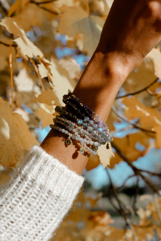 Iridescence Mala Bracelet