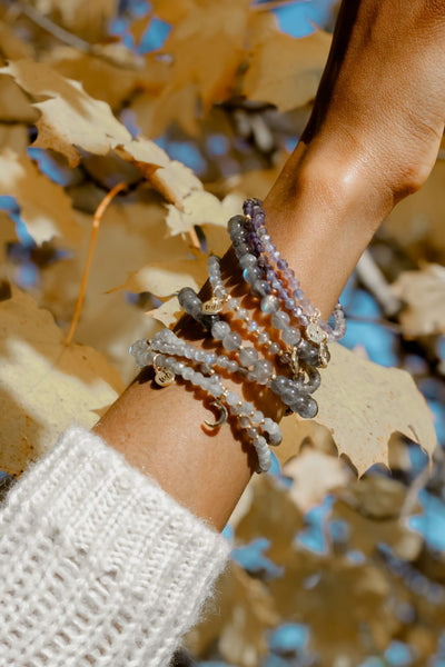 Iridescence Mala Bracelet