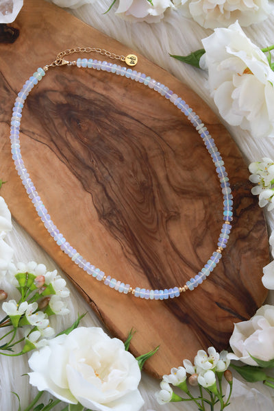 Cosmic Opal Goldfilled Choker/Necklace – Malabella Jewels