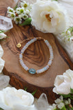Sweet Opal & Aqua Kyanite Goldfilled Bracelet