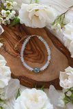 Sweet Opal & Aqua Kyanite Goldfilled Bracelet