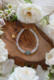 Sweet Opal & Aqua Kyanite Goldfilled Bracelet