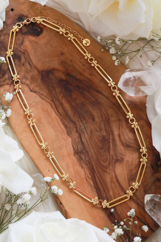 Gold Drip Goldfilled Choker Necklace