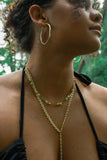 Panther Gold Lariat Necklace