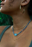 Blue Magic Gold Necklace