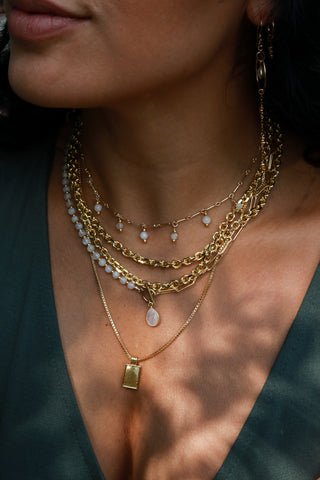 Sungazed Gold Necklace