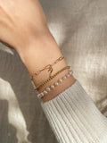 Numeral Gold Bracelet