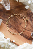 Iced Coffee Gold Bracelet