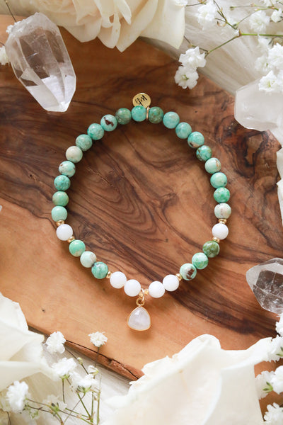 Oceanic Sage Gemstone Bracelet