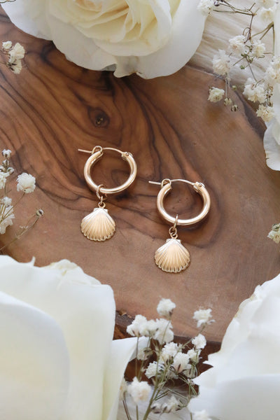 Sandy Goldfilled Huggies Earrings