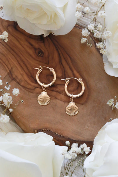 Sandy Goldfilled Huggies Earrings