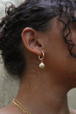 Sandy Goldfilled Huggies Earrings
